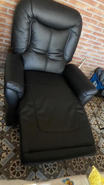 Fauteuil relax noir manuel