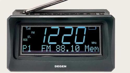 Degen DAB119x Klok / Wereldontvanger FM / MW / SW / DAB+, Audio, Tv en Foto, Radio's, Nieuw, Wereldontvanger, Verzenden