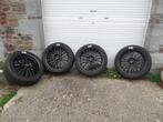 DOTZ zwarte 7X17 5X100 velgen + 205/50/17 banden, Ophalen, Gebruikt, Banden en Velgen, 17 inch