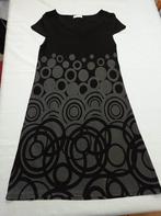 Zwart-grijs kleed van Promod, Noir, Taille 38/40 (M), Porté, Promod