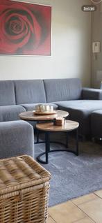 Salontafel halve maan zwart, Enlèvement, Comme neuf, Métal