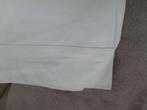 Deux draps de lit blancs : 1 avec bourdon/ 1 sans, Antiquités & Art, Enlèvement ou Envoi