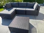 Salon lounge anthracite, Tuin en Terras, Tuinsets en Loungesets, Ophalen, Zo goed als nieuw, 3 zitplaatsen, Tuinset