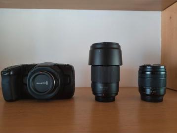 Blackmagic pocket cinema camera 4k met 2 lenzen, Enlèvement ou Envoi, Comme neuf