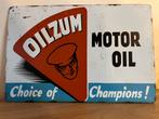 Plaque metallique oilzum motor oil, Collections, Marques & Objets publicitaires, Enlèvement ou Envoi, Comme neuf