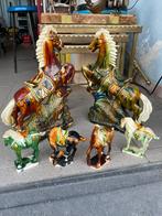 Koppel paarden + 4 kleinere, Ophalen
