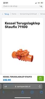 Terugslagklep, Neuf, 80 mm ou plus, PVC, Enlèvement