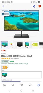 Philips QHD 24", Computers en Software, Monitoren, Philips, Ingebouwde speakers, Ophalen of Verzenden, Zo goed als nieuw
