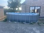 Te koop - intex opzetzwembad -  5,49m x 2,74m x 1,22m, Tuin en Terras, Zwembaden, 200 tot 300 cm, Zo goed als nieuw, Ovaal, Ophalen