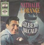 45T: Gilbert Bécaud: Nathalie  Pop, Ophalen of Verzenden, 1960 tot 1980, Gebruikt, Overige formaten