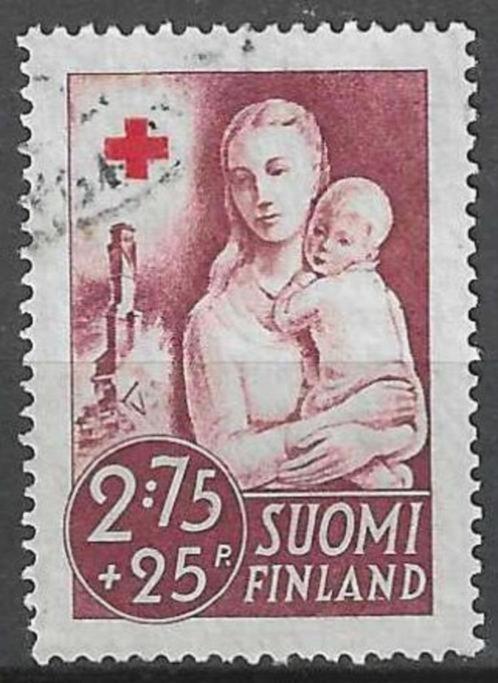 Finland 1941 - Yvert 227 - Rode Kruis - Materniteit (ST), Timbres & Monnaies, Timbres | Europe | Scandinavie, Affranchi, Finlande