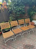 Bistro tuinstoelen (set van 4), Ophalen, Zo goed als nieuw