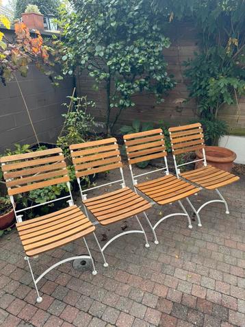 Bistro tuinstoelen (set van 4) beschikbaar voor biedingen