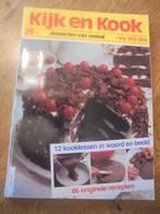 kookboek nr. 25 uit de reeks kijk en kook, Ophalen, Gelezen, Taart, Gebak en Desserts