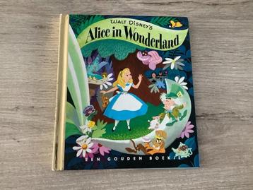 Disney Alice in wonderland gouden boekje  beschikbaar voor biedingen