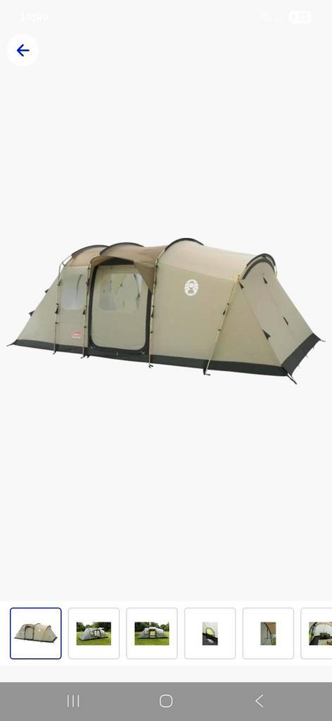 TENT COLEMAN MACKENZIE CABIN 6, Caravans en Kamperen, Tenten, Zo goed als nieuw, Ophalen