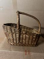 Rieten wijnmandje, Ophalen, Zo goed als nieuw, Riet, Mand