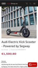 Unieke step van audi., Ophalen, Zo goed als nieuw, Elektrische step (E-scooter), Segway