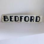 BEDFORD-plaat, Ophalen of Verzenden, Gebruikt, Reclamebord