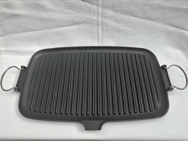 Creuset/Cousances - Grill XL, Huis en Inrichting, Keuken | Potten en Pannen, Gietijzer, Inductieplaat, Keramische plaat, Verzenden