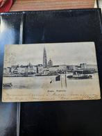 PK Anvers panorama met boten 1903, Ophalen of Verzenden, Voor 1920, Gelopen, Antwerpen
