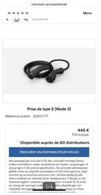 Câble de recharge voiture électrique Volvo, Auto diversen, Laadpalen, Ophalen, Nieuw