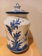 Delfts blauw potje met deksel, Ophalen