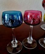 10 superbes verres en cristal Val St Lambert taillés, Antiek en Kunst, Antiek | Glaswerk en Kristal, Ophalen