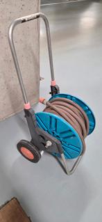 Tuinslang Gardena op rolwagen, Enlèvement, Utilisé, Tuyau d'arrosage