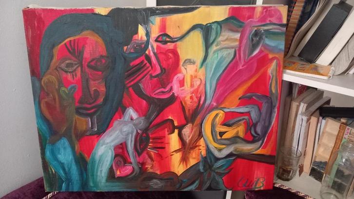 Tableau abstraits, Antiquités & Art, Art | Peinture | Abstraite, Enlèvement ou Envoi