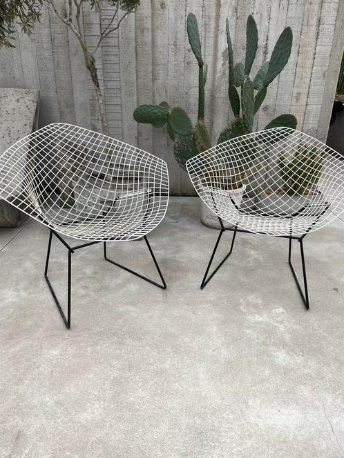Set Bertoia Diamond Chairs - Knoll, Tuin en Terras, Tuinstoelen, Zo goed als nieuw, Ophalen