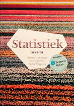 Statistiek (12e editie) – McClave, Sincich, Knypstra, Ophalen of Verzenden, Zo goed als nieuw, Nederlands, Sytse Knypstra; James T. McClave; Terry Sincich