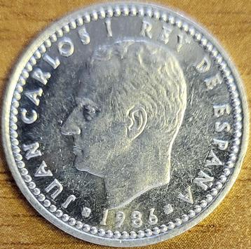 SPANJE 1 peseta 1986 KM#821 MINT STATE beschikbaar voor biedingen