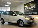 Volkswagen polo 1.2 Benzine |2009 |130.000KM|1jaar garantie, Voorwielaandrijving, Testrit aan huis, Stof, Zwart