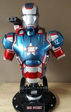 Marvel halfscale statue Iron patriot, Ophalen of Verzenden, Zo goed als nieuw, Film, Beeldje, Replica of Model