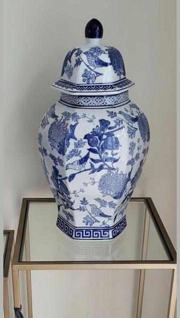 Nieuwe collectie grote pot vaas blauw wit! beschikbaar voor biedingen