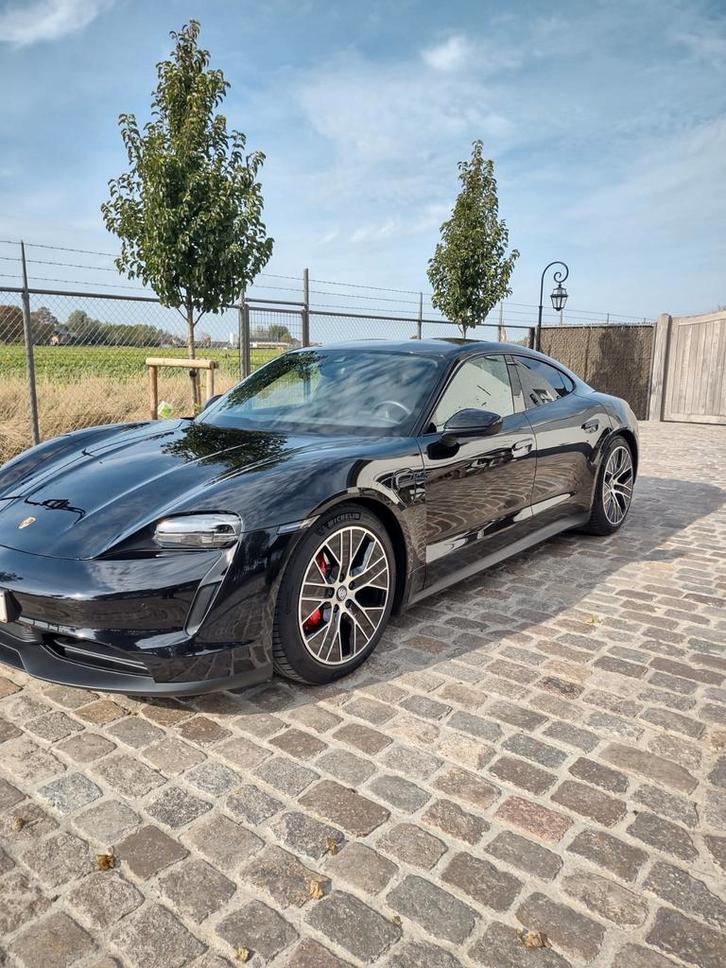 Porsche Taycan 4S, Auto's, Porsche, Particulier, Taycan, Alarm, Elektrisch, Zwart, Zwart, Ophalen