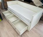 Hemnes bedbank, Ophalen, Wit, Tweepersoons, Zo goed als nieuw