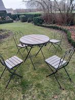 Tuinset, Tuin en Terras, Tuinsets en Loungesets, Ophalen, Zo goed als nieuw, 4 zitplaatsen, Tuinset