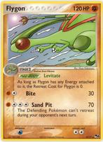 Pokémon kaart Flygon (glimmend), Hobby en Vrije tijd, Verzamelkaartspellen | Pokémon, Ophalen of Verzenden, Zo goed als nieuw
