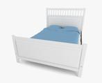 IKEA Hemnes 140 x 200 tweepersoonsbed frame + lattenbodems, Ophalen, Wit, 140 cm, Zo goed als nieuw