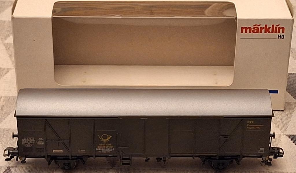 Märklin HO 4736 Gesloten goederen wagon van de DBP (PMS), Enlèvement ou Envoi, Comme neuf, Wagon, Märklin
