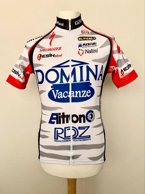 Domina Vacanze 2004 zebra Marinangeli worn shirt, Sports & Fitness, Cyclisme, Utilisé, Vêtements