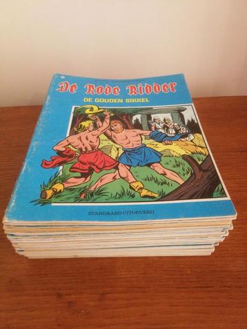 Lot strips De Rode Ridder blauwe reeks beschikbaar voor biedingen