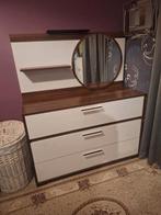 mirrored, 3-drawer bedroom kast, Ophalen of Verzenden, Zo goed als nieuw