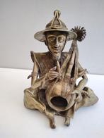 Etnische brons muziekspeler, Antiek en Kunst, Ophalen