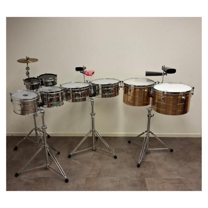 LP Latin Percussion - timbales in nieuwstaat! meer slagwerk, Muziek en Instrumenten, Drumstellen en Slagwerk, Zo goed als nieuw