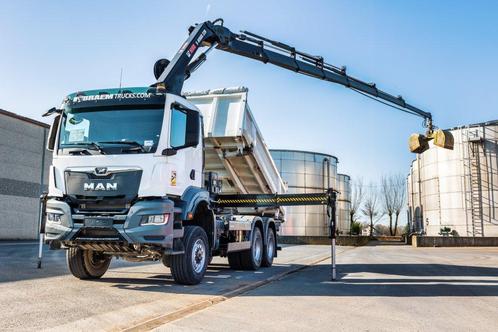 MAN TGS 33.430 BB + X-HIDUO 228 E-6 - 8914 KM (bj 2022), Auto's, Vrachtwagens, Bedrijf, Te koop, Airconditioning, Elektrische ramen