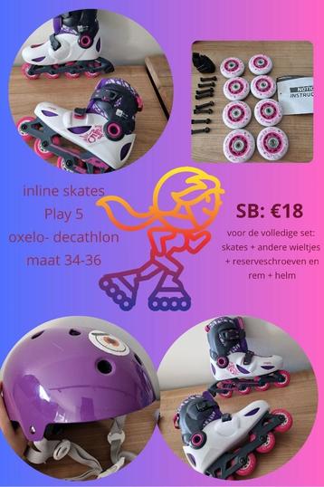 inline skates maat 34-36 beschikbaar voor biedingen