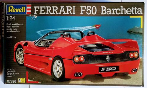 Revell Ferrari F50 Barchetta, Hobby en Vrije tijd, Modelauto's | 1:24, Zo goed als nieuw, Auto, Revell, Ophalen of Verzenden